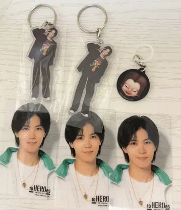 진구지 유타 아크릴 키링 클리어 카드