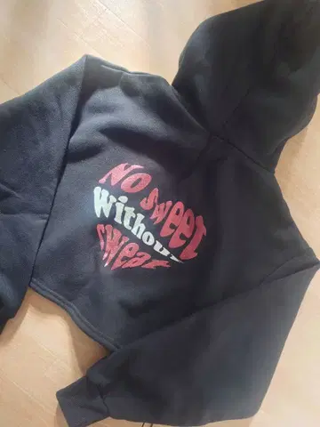 후드티 숏 기장 기모 새상품급