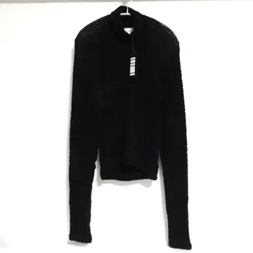 TAAKK SHRINK FITTED HIGH NECK 티셔츠 블랙