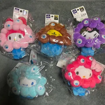 미야쿠미야쿠 변신 봉제 인형 마스코트 산리오 만박 한정 컬러 세트