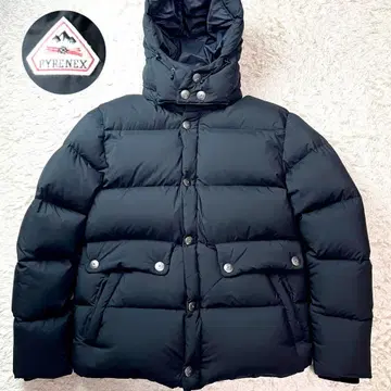 컨디션 최상/XL 사이즈 피레넥스 다운 자켓 란스 2way 블랙