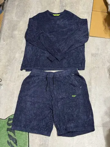 [ Chill ST 칠스트릿 ] 룸웨어 세트 네이비