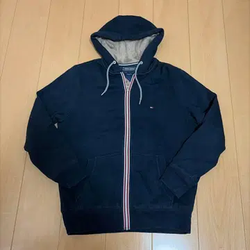 TOMMY HILFIGER 네이비 집업 후드티