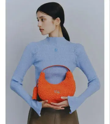 새상품 프레이 아이디 pierre cardin 리브 퍼프 슬리브 풀오버