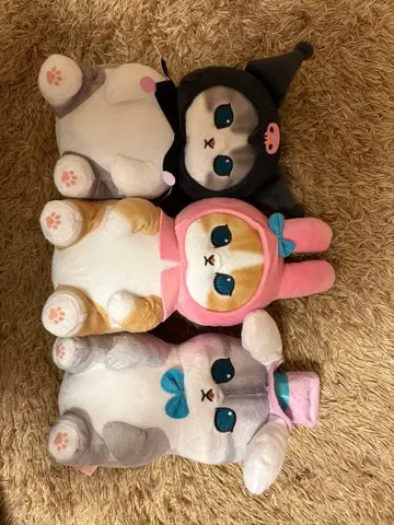 mofusand x 산리오 캐릭터즈 BIG 봉제 인형