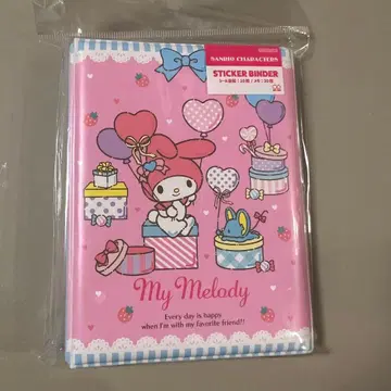 마이멜로디 스티커 바인더 씰북 정품