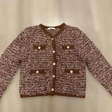 ANAYI 니트 가디건 브라운 계열 36 사이즈 2025 모델