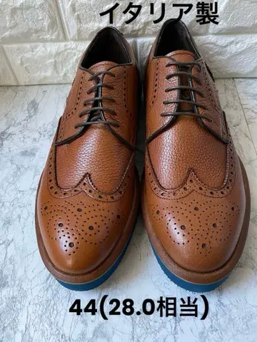 이탈리아제 천연 가죽 윙팁 신발 44 사이즈