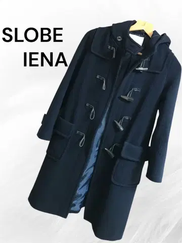 SLOBE IENA 네이비 더플 코트