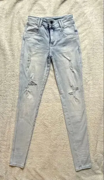 Pit bull Jeans 라이트 블루 스키니 데님 하이웨스트