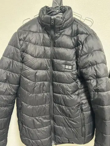 블랙 다운 자켓 L 사이즈