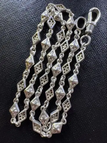 [ 새상품급 ] 로리 로드킨 믹스 다이아몬드 쉐이프 체인 42cm