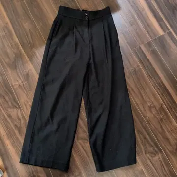 플라스테 PLST 웜 리저브 와이드 팬츠 네이비 S