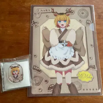 최애의 아이 47도도부현의 아이 MEM 쵸 나라 클리어 파일 아크릴 키링