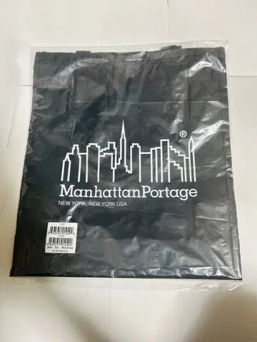 Manhattan Portage 블랙 토트백