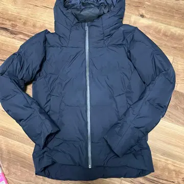 UNIQLO 후드 부착 다운 자켓 S 네이비