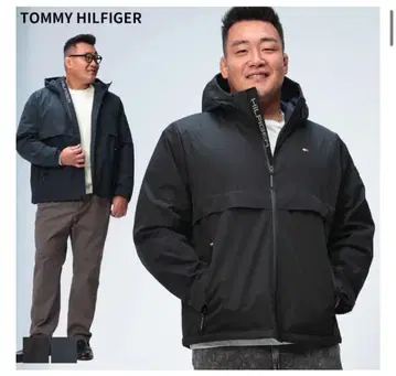 TOMMY HILFIGER 남성용 아우터 L 블랙