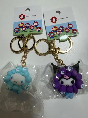 산리오 미야쿠미야쿠 파스텔 시나모롤 쿠로미 키링