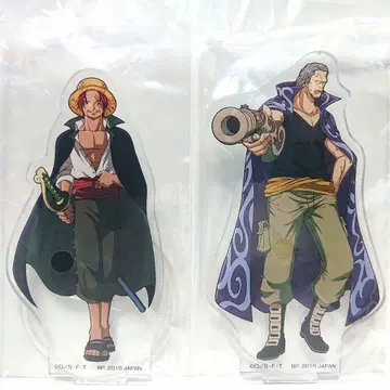 원피스 제일복권 아크릴 스탠드 샹크스 벤 베크만 미개봉 2점