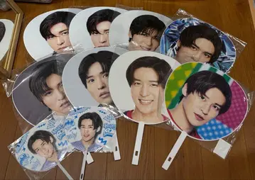 메구로 렌 SnowMan 역대 부채 세트