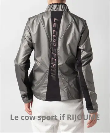 새상품 Le cop sportif RIJOUME 오로라 프린트 블루종