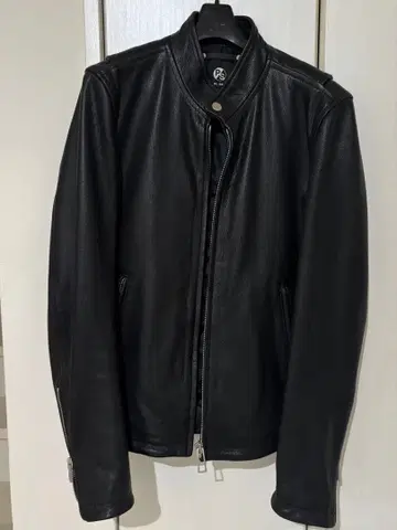 PAUL SMITH 폴스미스 블랙 가죽 라이더 자켓 블랙 M 싱글