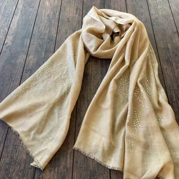 실크/캐시미어 큐빅 버터플라이 스톨