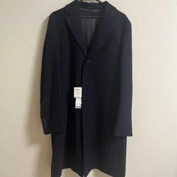 OZMY 네이비 체스터 코트