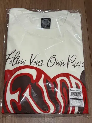 B'z LIVE-GYM 2025 FYOP 티셔츠 화이트 L 사이즈