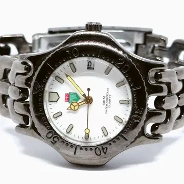 [ 작동품 ] mavy maison 남성용 쿼츠 손목시계 화이트 다이얼