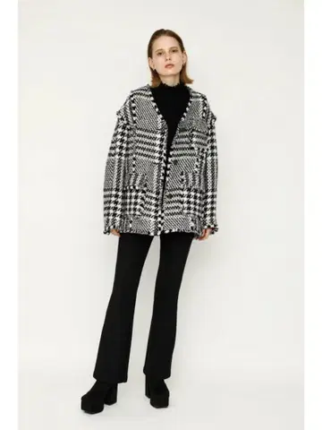 SLY 오버 트위드 자켓 사이즈 F