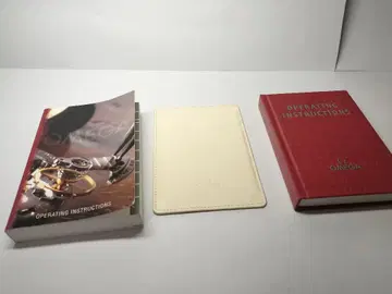 OMEGA 종합 사용설명서와 카드 케이스 세트