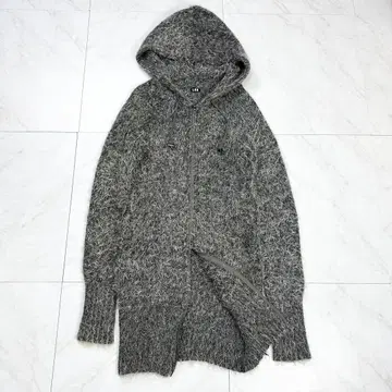 르그랑블루 L.G.B 모헤어 재기 롱 후드티 더블 지퍼 1