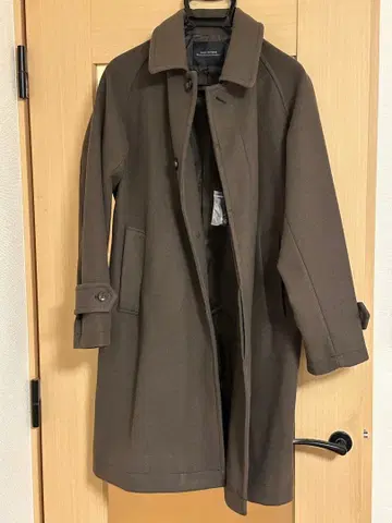 [ 새상품/미사용 ] 나노 유니버스/브라운 체스터 코트