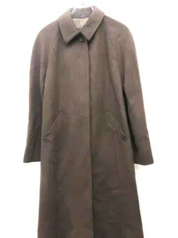 DAKS 닥스 캐시미어 롱 코트 브라운 사이즈 38 여성용