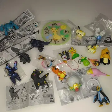 포켓몬 캡슐 토이 20개 세트 피규어, 키링 외