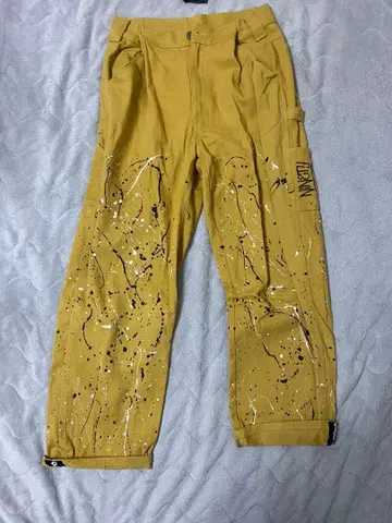 gogo 페인트 스플래터 워크 팬츠