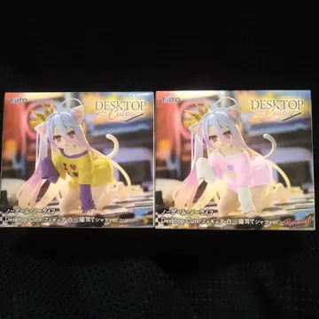 노 게임 노 라이프 Desktop Cute 피규어 화이트 2종 세트