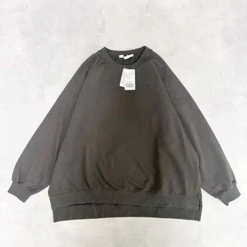 택 포함 새상품 프레임워크 래글런 판초 맨투맨 블랙D