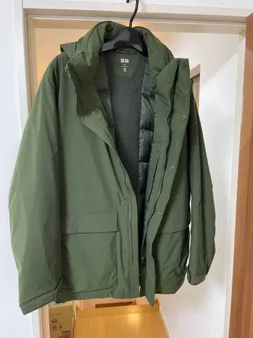 새상품급 UNIQLO XL 하이브리드 다운 자켓