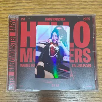 BABYMONSTER LIVE CD 트레이딩 카드 아사