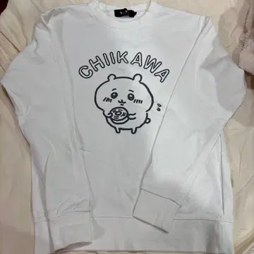 치이카와 맨투맨 화이트 S