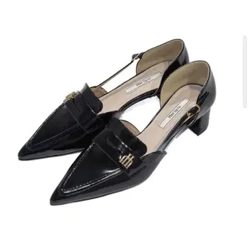 Trois Heel Loafers Black