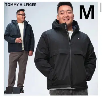 TOMMY HILFIGER 남성용 아우터 M 블랙