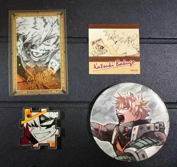 히로아카 원화전 바쿠고 카츠키 캔뱃지 스티커 클리어 카드 아크릴 퍼즐