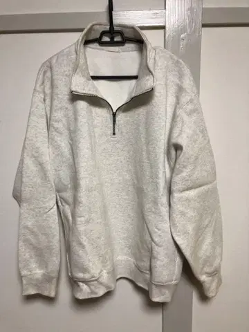 하프 지퍼 플리스 트레이닝복 XL