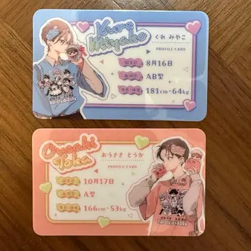 하레루야 베이비 가라오케의 철인 카라테츠 프로필 카드 미야코 후유카