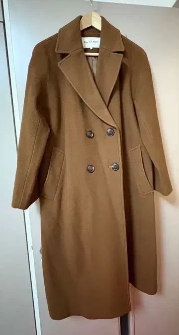 Ray BEAMS 브라운 롱 코트