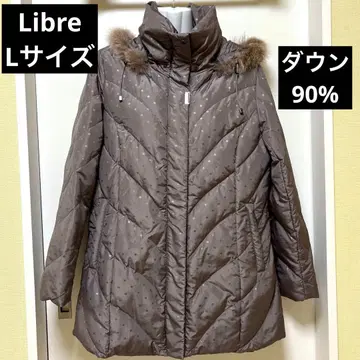 리브르 시착만 한 상품 다운 페더 경량 후드 부착 다운 코트
