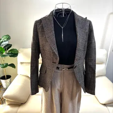 APPENA 체크 무늬 자켓 사이즈 40